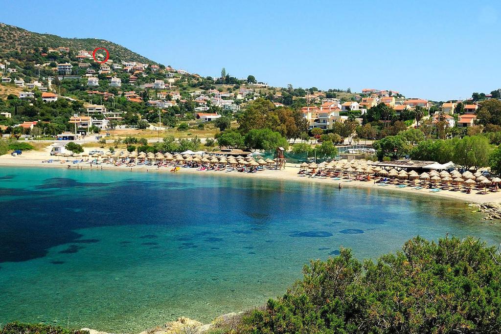 Seaview Near Athens & Sounio Lägenhet Anavyssos Exteriör bild